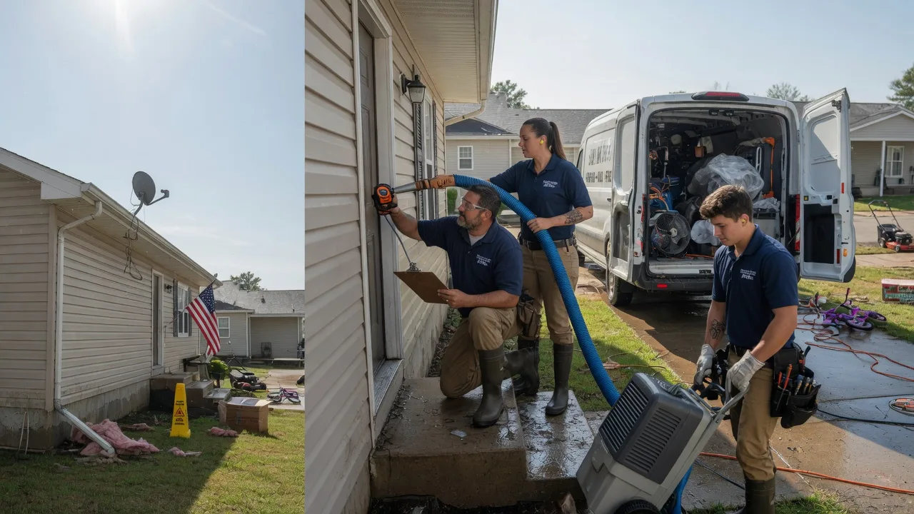 Ceiling Water Damage Restoration in Bergland, MI near me