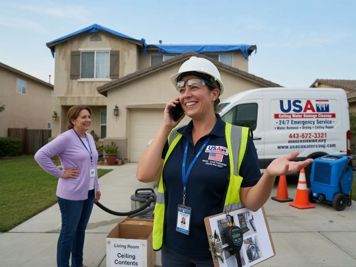 Ceiling Water Damage Restoration Bergland, MI FAQs